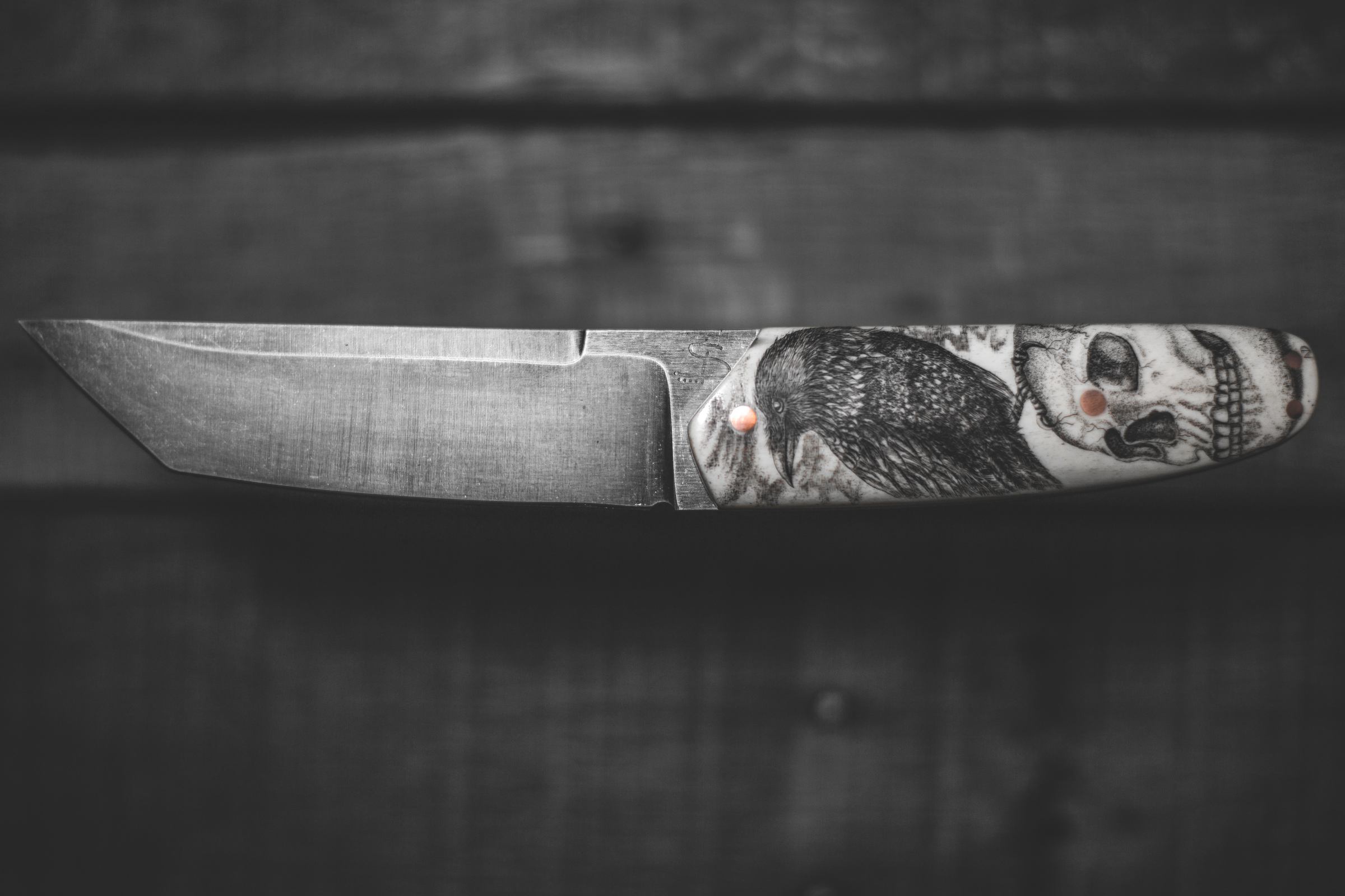 Sascha Dunkhorst Scrimshaw Tanto